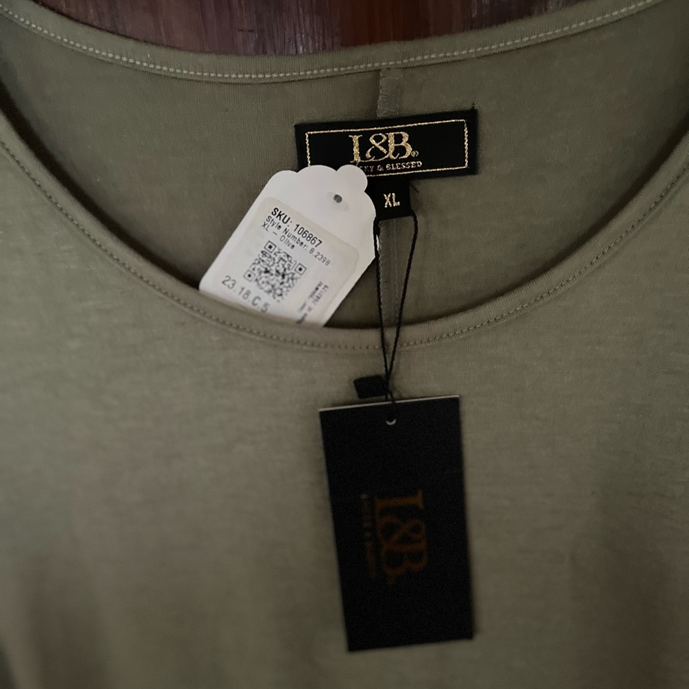 L&B Olive Long Sleeve Dress